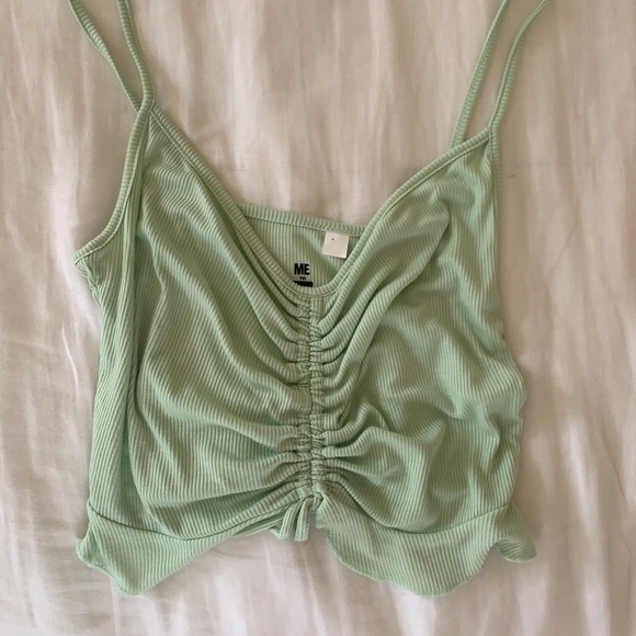 PACSUN ME TO WE GREEN TANK TOP - Picture 1 of 3